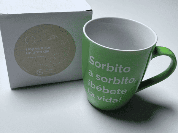 Taza con frase