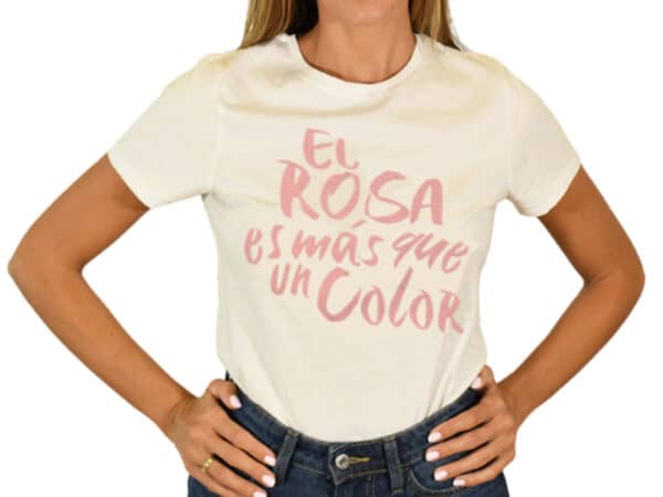 Camiseta 'El rosa es más que un color'